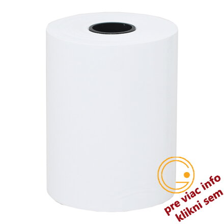 papierová páska termo do pokladne 80/80/17 - 48 g/m²