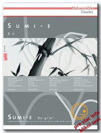Hahnemühle, Sumi-e prírodný biely, 24 x 32 cm