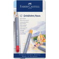 Akvarelové pastelky Goldfaber Aqua set 12 farieb plech, Faber Castell