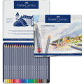 Akvarelové pastelky Goldfaber Aqua set 24 farieb plech, Faber Castell