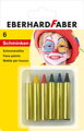 Farby na tvár v ceruzke 6 farebné, EBERHARD FABER