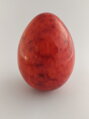 Keramické vajce červená láva 11cm