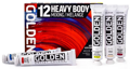  Akrylový miešací set, 12x22 ml, Golden Heavy Body