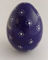 Keramické vajce modré folklór 11cm