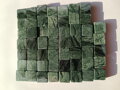 Verde Jade – Mramorové mozaikové kamene 15×15×8 mm (250 g), mosaikstein