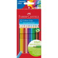 Pastelky akvarelové Colour Grip 12 farebné set, Faber Castell