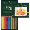 Pastelky Polychromos - 24 ks plech set, Faber Castell