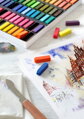 Suchý pastel Gofa set 48-farebný mini, Faber-Castell