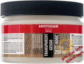 Amsterdam Gesso transparentné 250ml, Royal Talens