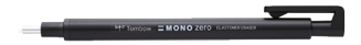 gumovacie pero čierne gulaté Mono zero Tombow