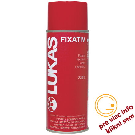LUKAS Fixatív – bezfarebný ochranný sprej na kresby a maľby (400 ml spray)