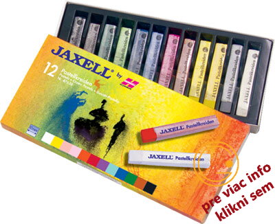 Jaxell, mäkký pastel 12 ks