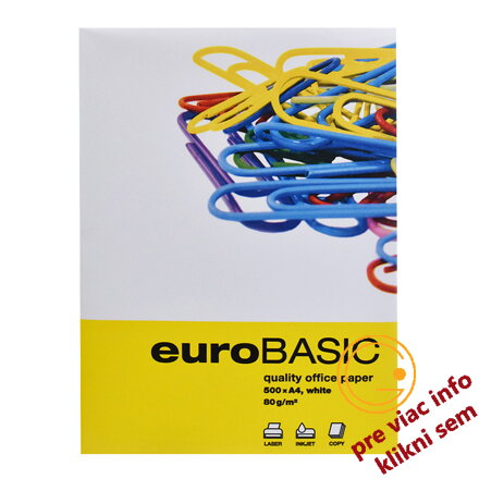 Kancelársky papier A4 80g Eurobasic
