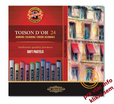 TOISON D OR pastel sada 24ks