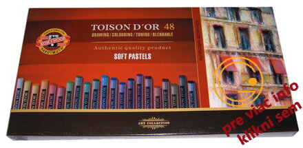 TOISON D OR pastel sada 48ks