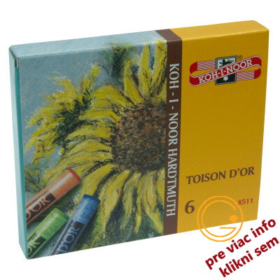 TOISON D OR pastel sada 6ks