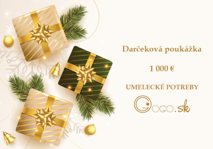 Darčeková poukážka 1000 EUR