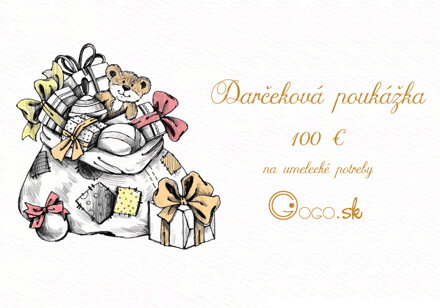Darčeková poukážka 100 EUR