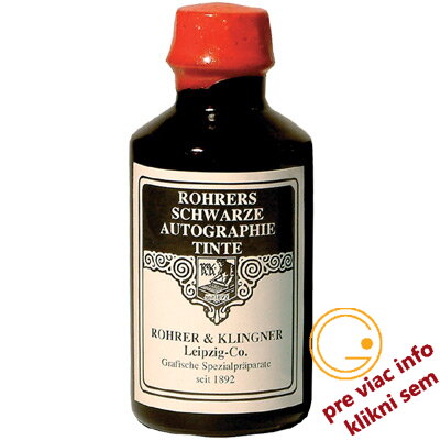 Rohrer  Klingner, Autografietinte 100 ml