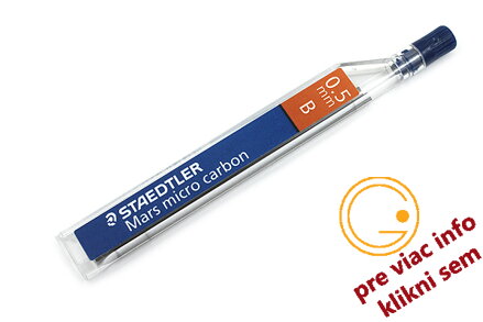 uhlíkové micro tuhy 0,5mm B Staedler