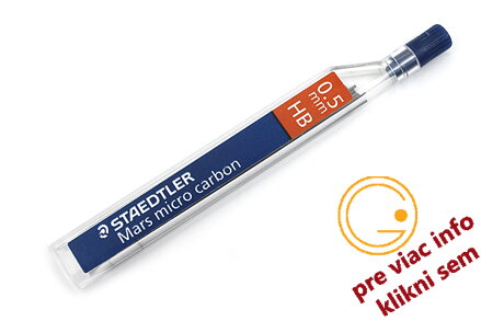 uhlíkové micro tuhy 0,5mm HB Staedler