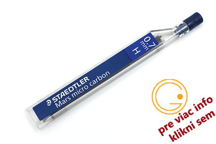 uhlíkové micro tuhy 0,7mm H Staedler