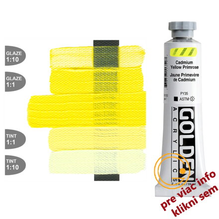akrylová farba C.P. Cad. Yellow Primrose 59ml, Golden Heavy Body