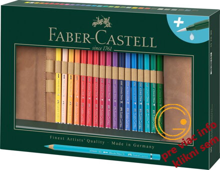 Akvarelové pastelky Albrecht Dürer set - 30 ks rolka, Faber Castell