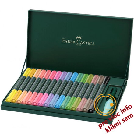 Akvarelové popisovače Albrecht Dürer set 16 farieb, Faber Castell