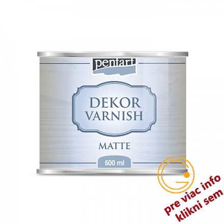 Dekor lak matný 500 ml, PENTART