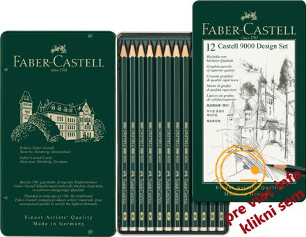 Design set ceruziek 12ks Faber Castell 9000