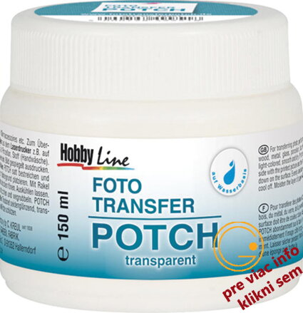 Lepidlo FOTO transfer POTCH transparent 150 ml, HOBBY Line