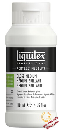 Lesklé médium Liquitex 118ml, Gloss Medium