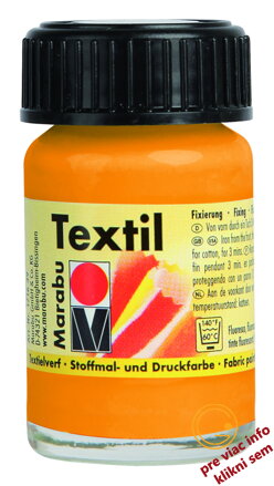 Oranžovo žltá textilná farba 50ml, Marabu Textil Plus