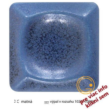 modrá metalická efektná glazúra 1kg KGE 222, Welte
