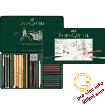 Pitt Monochrome set 33 - plech, Faber Castell