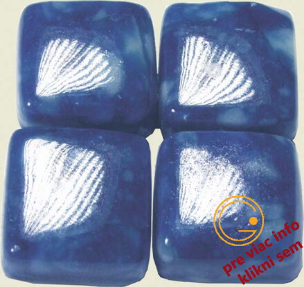 Namib blue (umelý mramor) 15x15x8mm, 0,7kg mosaikstein