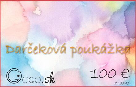 Darčeková poukážka 100 EUR