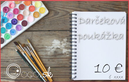Darčeková poukážka 10 EUR