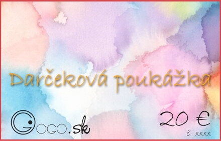Darčeková poukážka 20 EUR