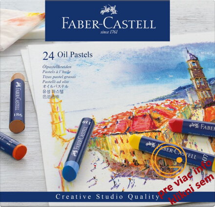 Olejový pastel Gofa set 24-farebný, Faber-Castell