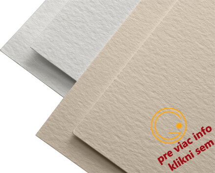 krémový papier na tlač 50 x 70 cm,  250 g/m², 10 listov Fabriano Unica
