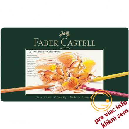 Sada ceruziek 120 ks Faber Castell Polychromos