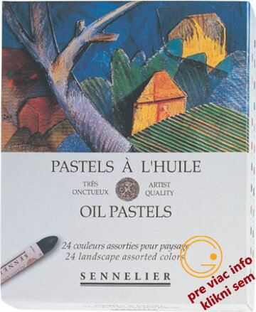 Sada olejových pastelov 24ks, Sennelier