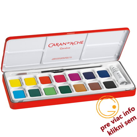 Caran d'Ache Gouache Studio – Sada 15 farieb