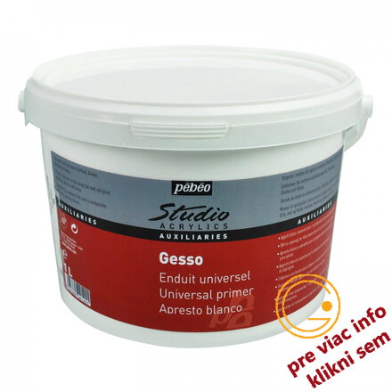 Gesso studio 4 l biele, Pebeo