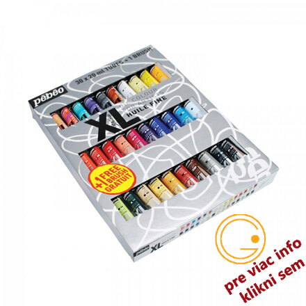 Studio XL Sada olejových farieb 30 x 20 ml, Pebeo
