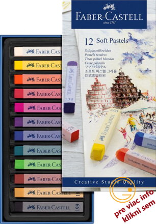 Suchý pastel Gofa set 12-farebný, Faber-Castell