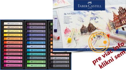 Suchý pastel Gofa set 36-farebný, Faber-Castell