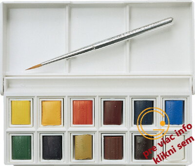 Winsor  Newton, Cotman Akvarelové farby 12